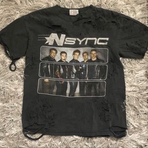 Vintage distressed *NSYNC t shirt